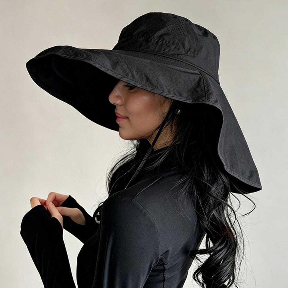 Hat Floppy Wide - Chapéu de Proteção Facial Completa com