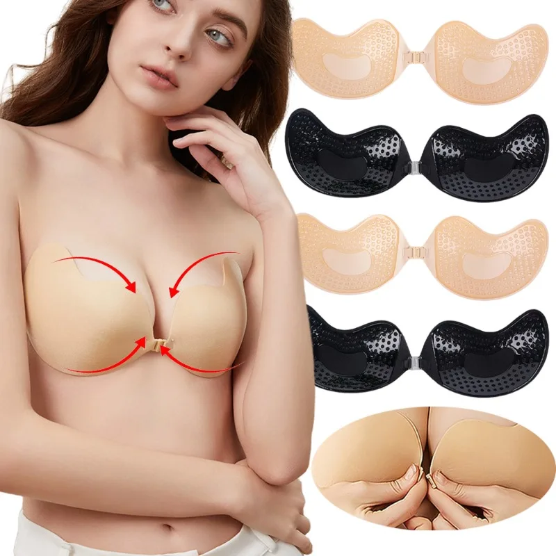 Bralette Triangle Set - 1/2pc invisível push up sutiã verão