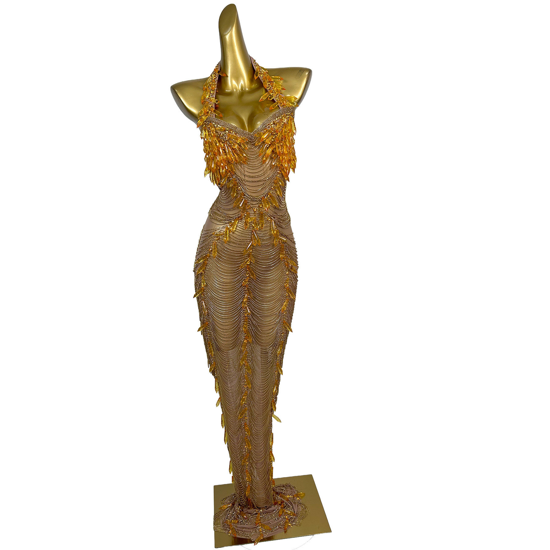 Maxi Dress Halter - Vestido Maxi de Festa para Mulheres