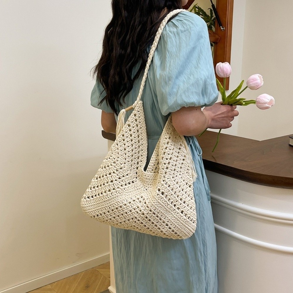 Tote Bag Beach - Bolsa de Ombro de Verão Boêmia
