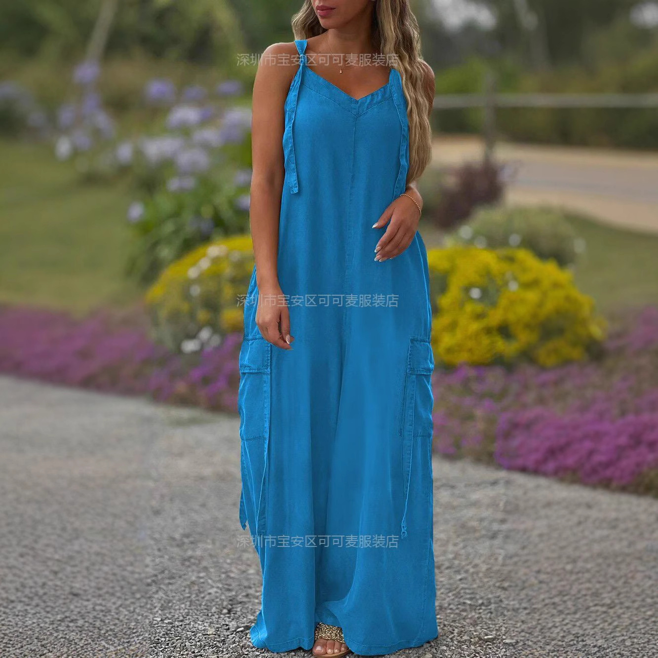 Jumpsuit Linen Relaxed - Macacão solto de verão casual linho
