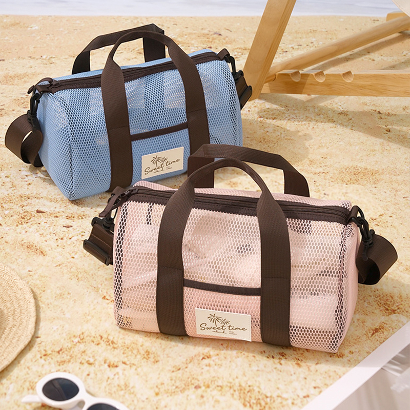 Tote Bag Beach - Bolsa de Praia Transparente em Tela