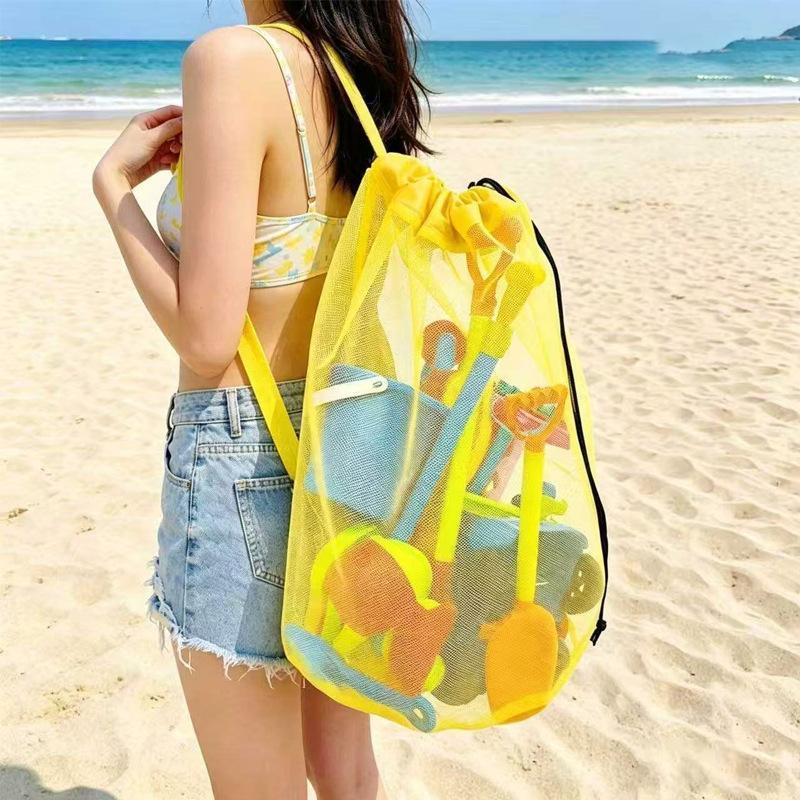 Tote Bag Beach - Bolsa de Armazenamento de Praia Portátil