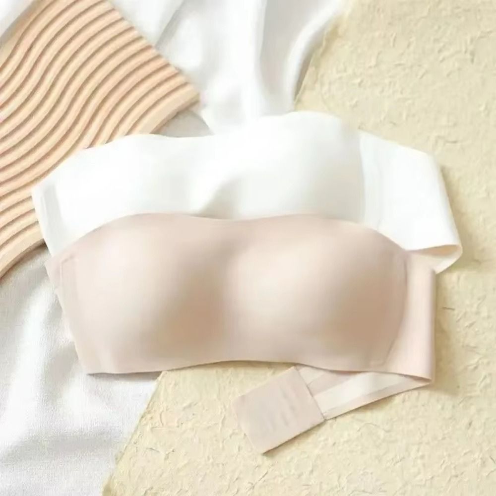 Bralette Triangle Set - Sutiã envolto sem alças, cor sólida,