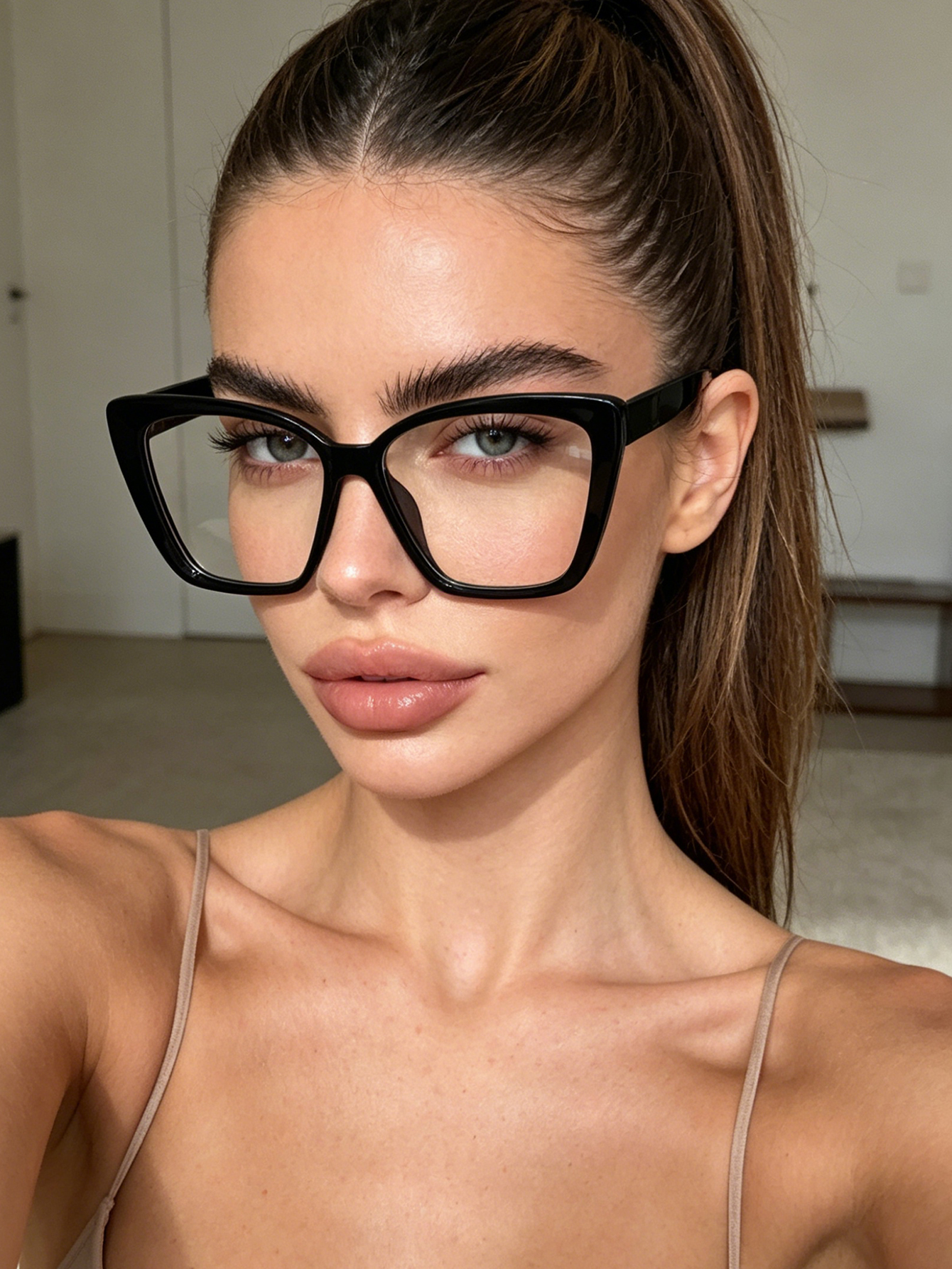 Sunglasses Cat Eye - Óculos de sol estilo gatinho pretos,