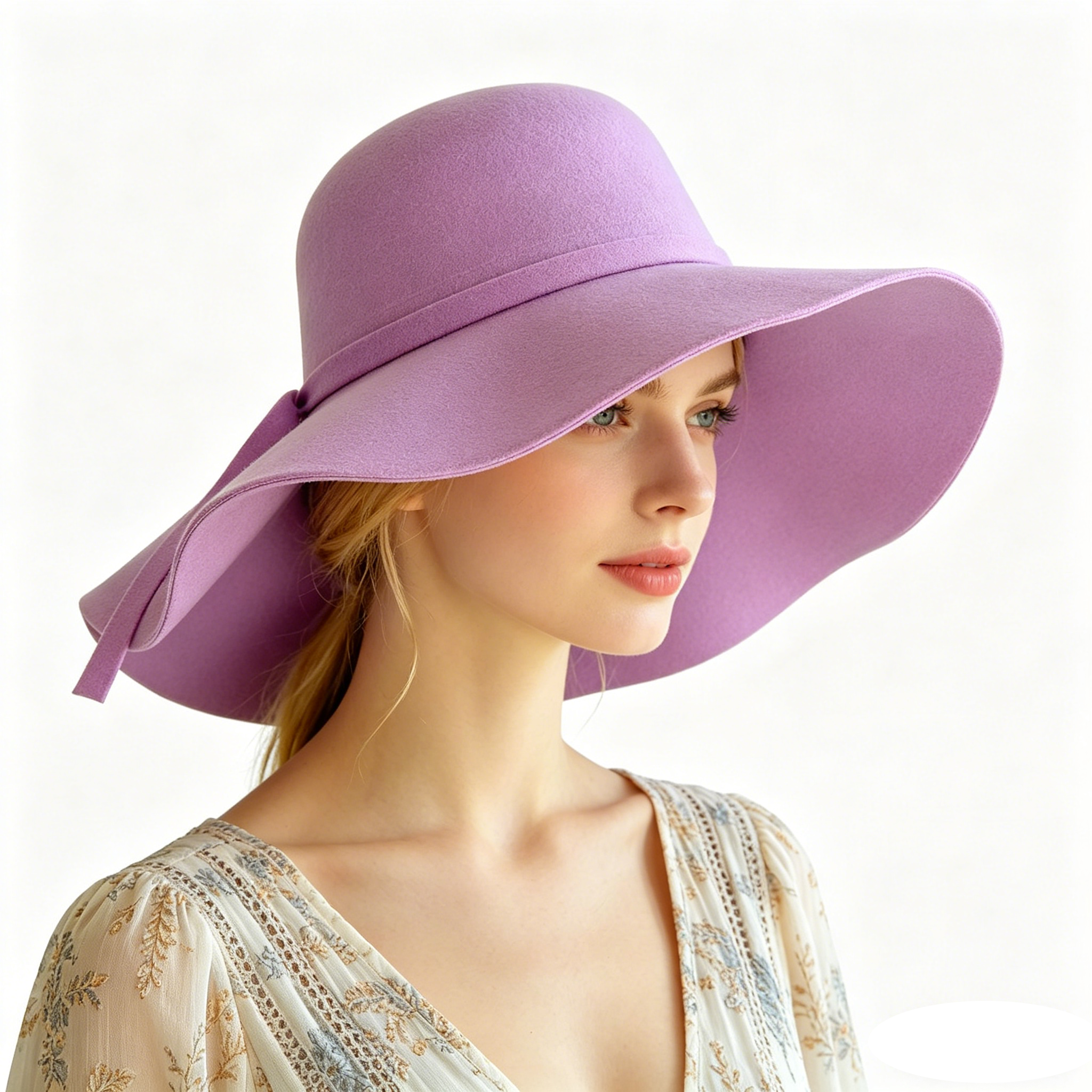 Chapéu Fedora Feminino Vintage - Hat Floppy Wide avaliação e preço