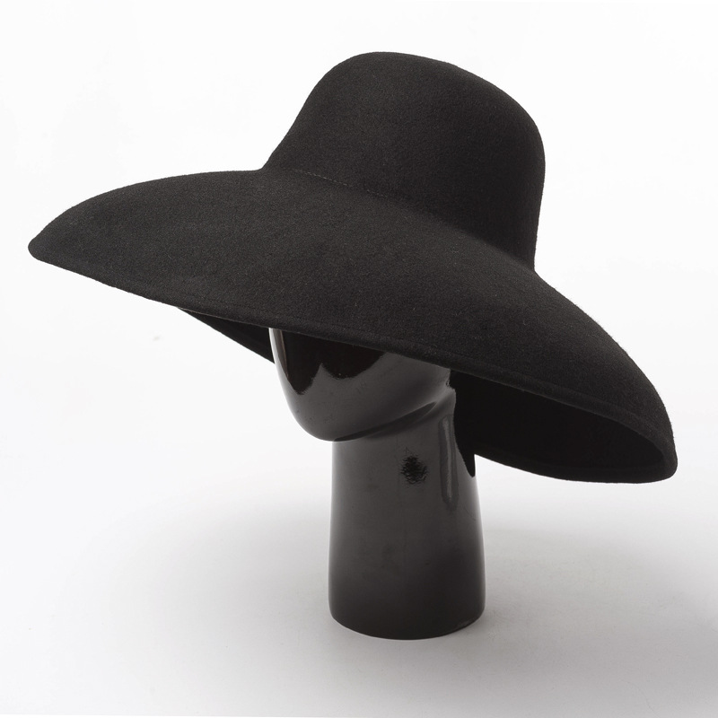 Chapéu clássico de lã com aba  - Hat Floppy Wide avaliação e preço
