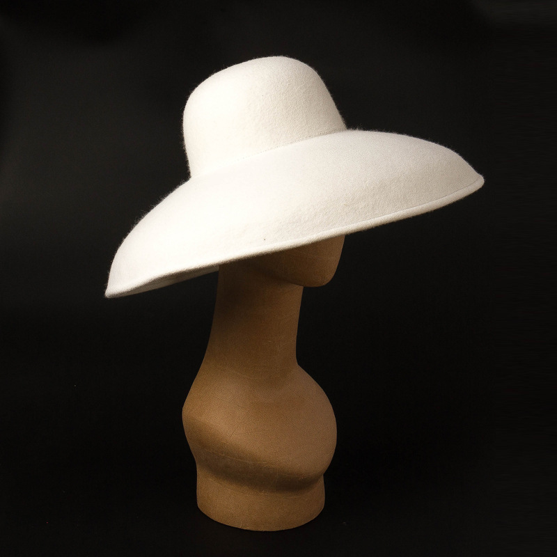 Chapéu clássico de lã com aba  - Hat Floppy Wide avaliação e preço