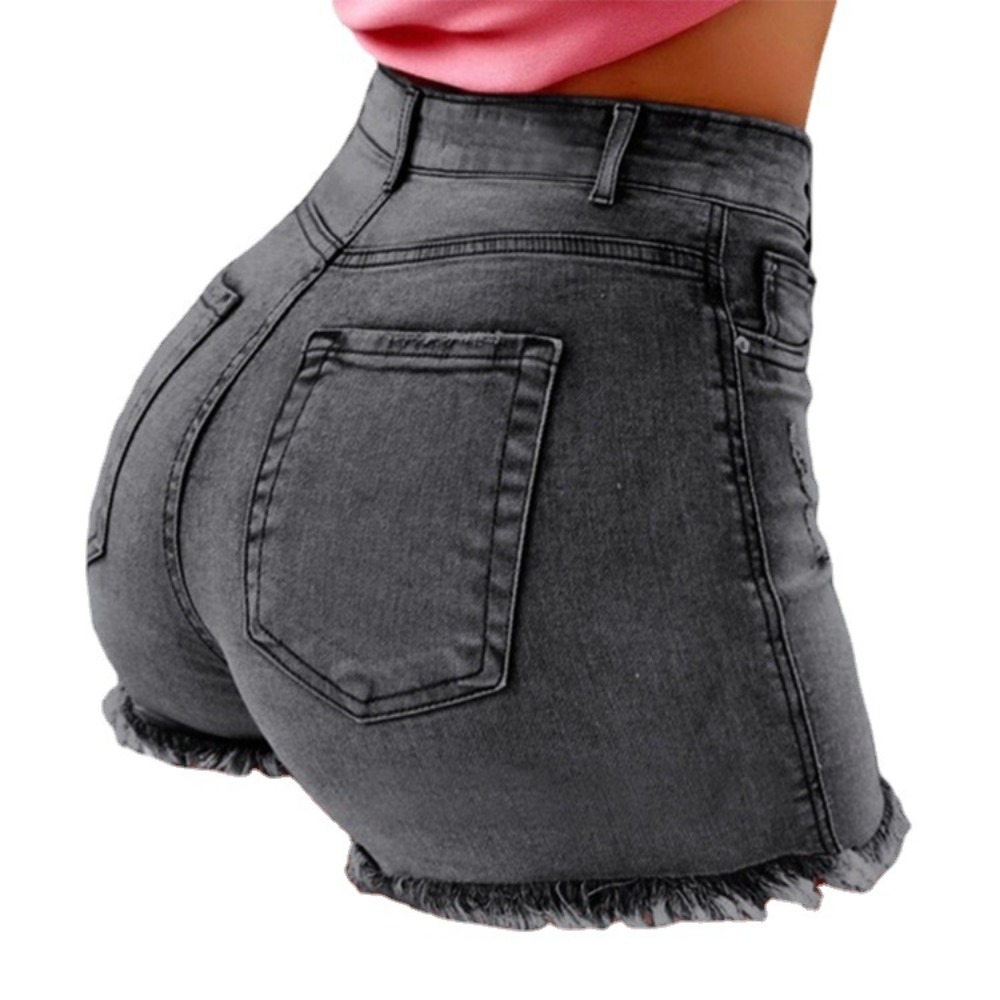 Shorts Jeans Femininos de Cint - Shorts Denim Frayed avaliação e preço