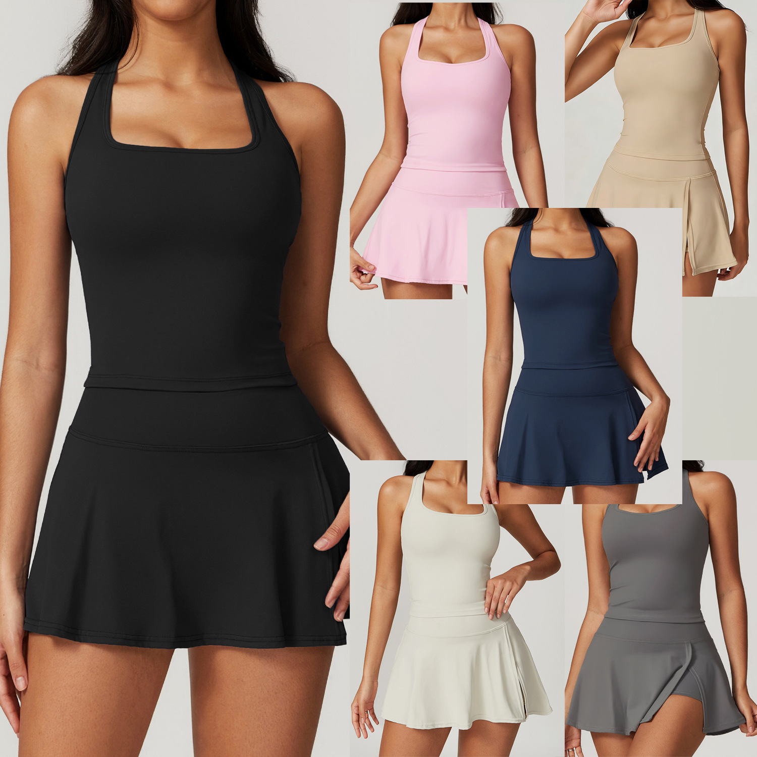 Conjunto de 2 Peças: Vestido d - Crop Top Crochet avaliação e preço