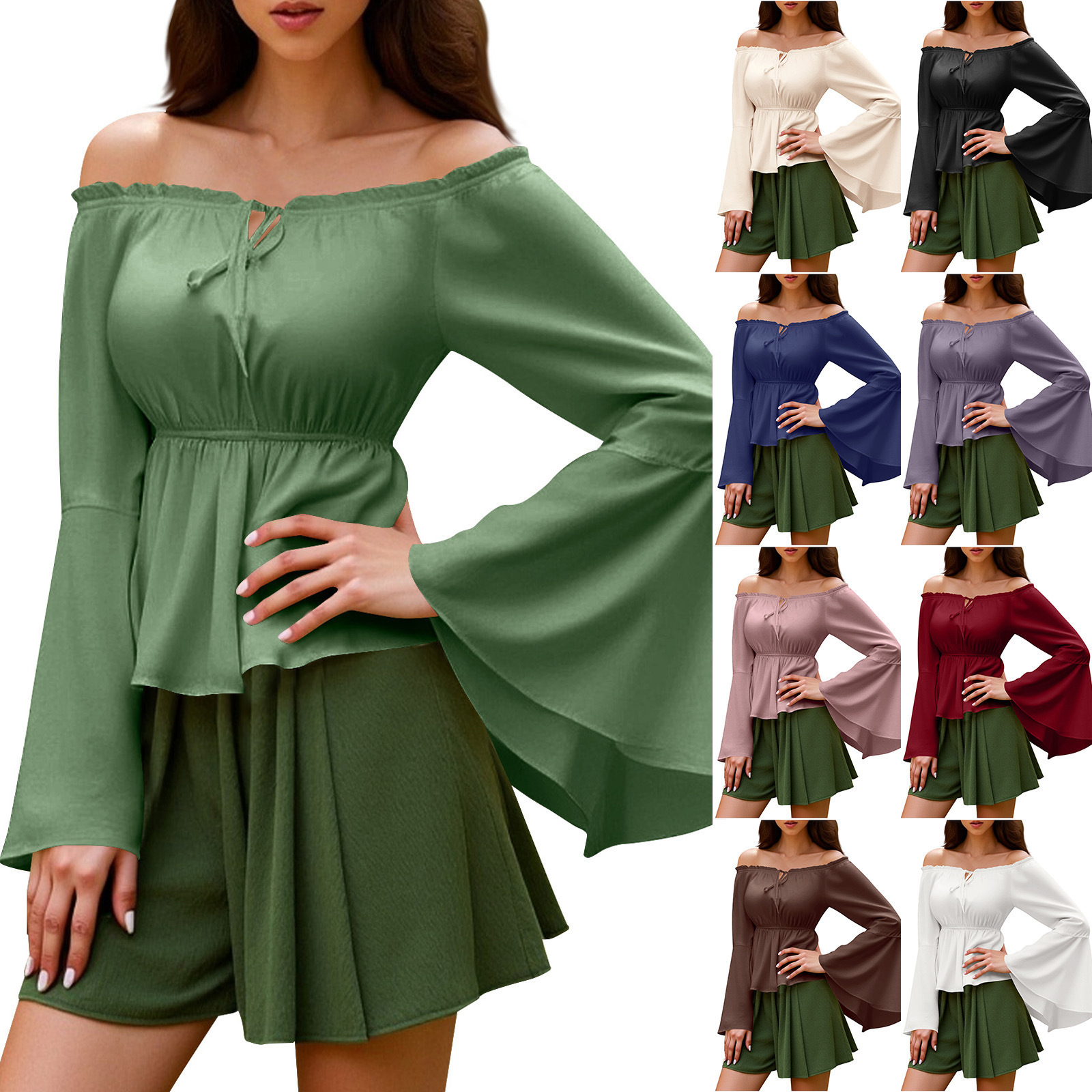 Blusa feminina gótica renascen - Blouse Off Shoulder avaliação e preço
