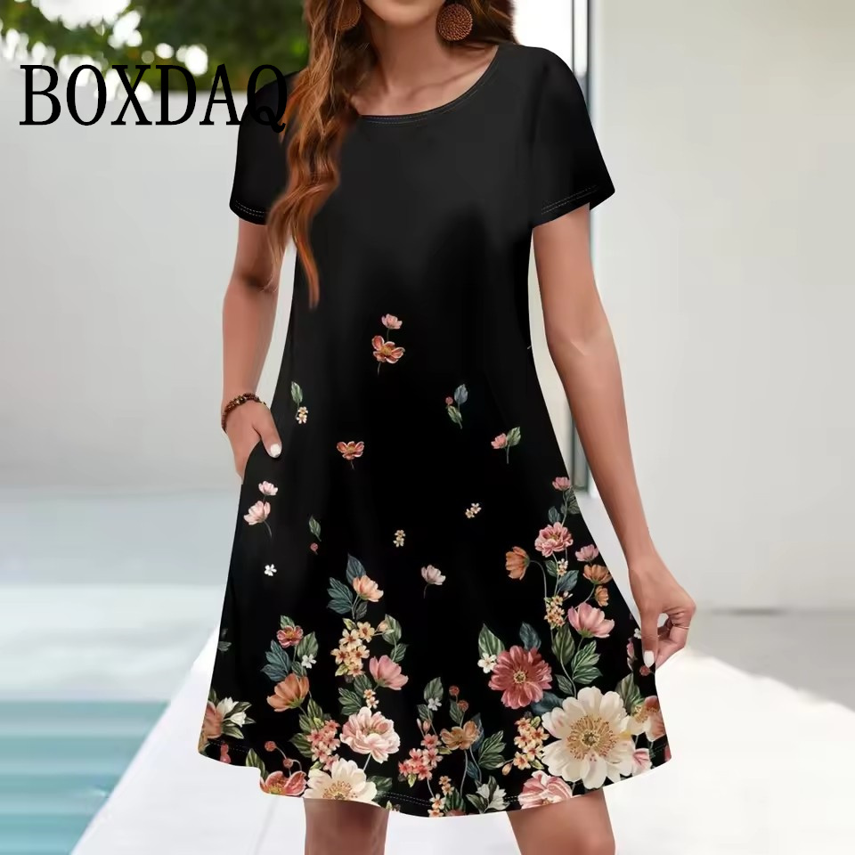 Vestido de verão casual femini - Romper Floral Print avaliação e preço