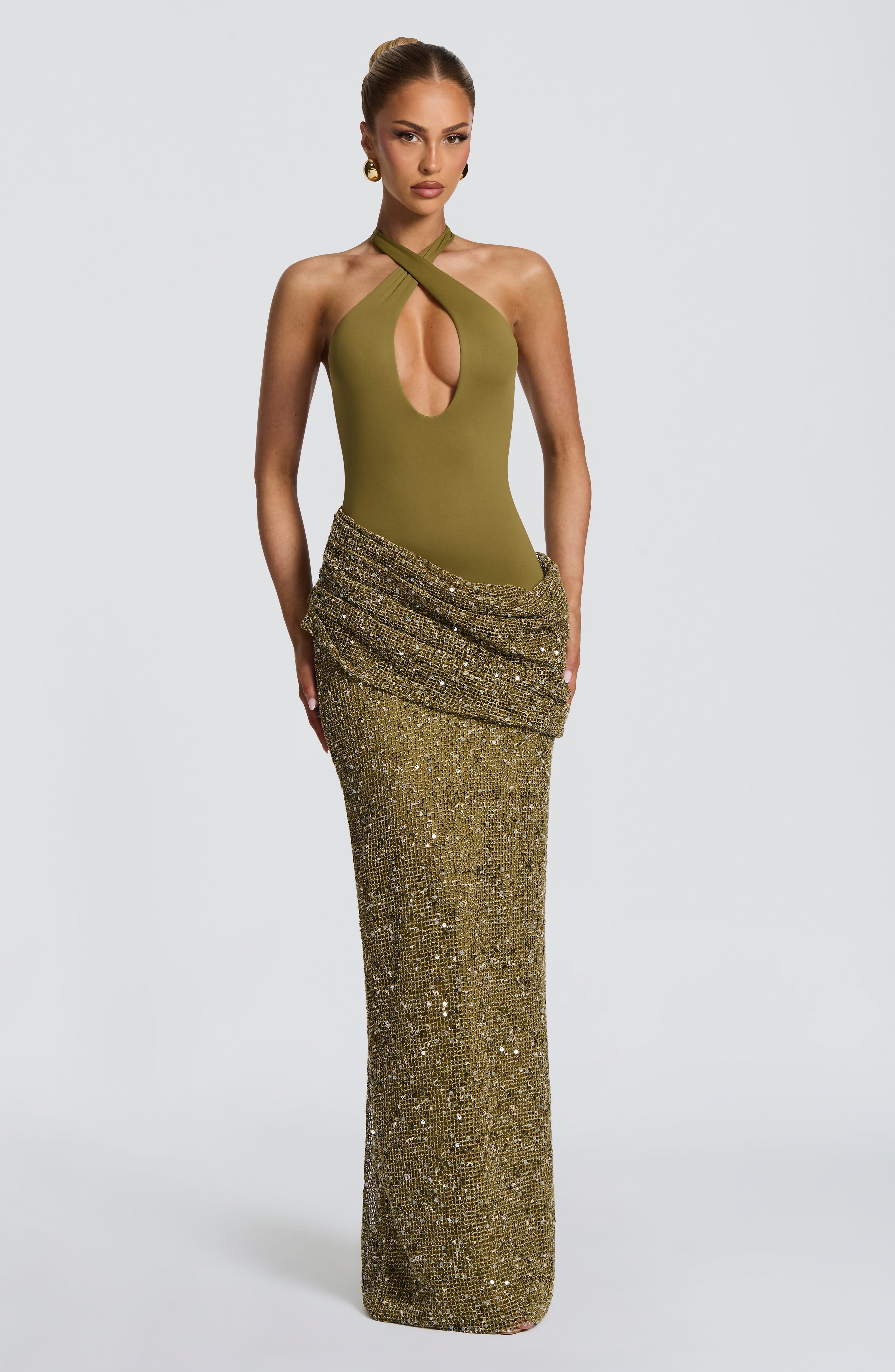Vestido Longo Sereia com Lante - Maxi Dress Halter avaliação e preço