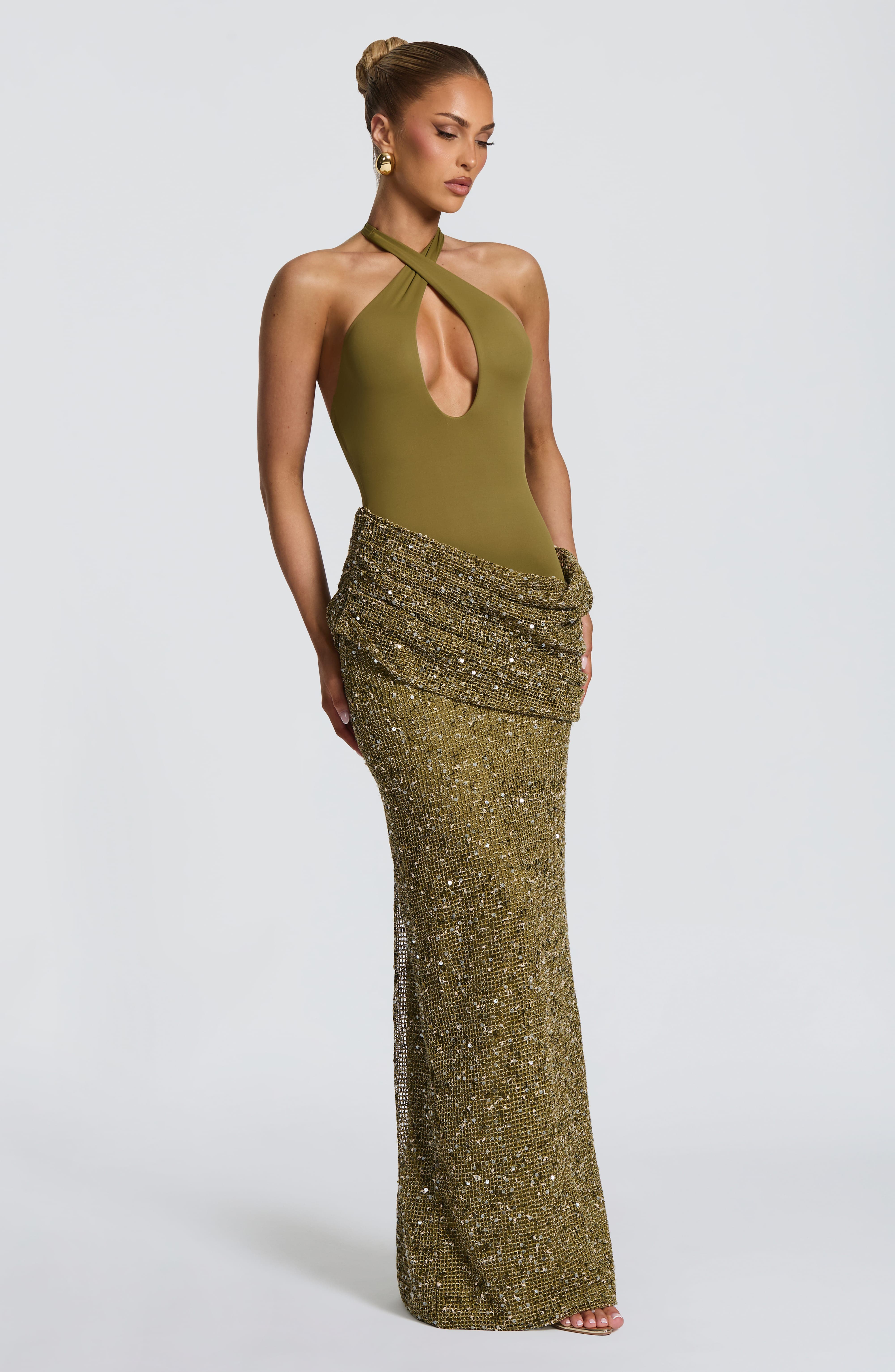 Vestido Longo Sereia com Lante - Maxi Dress Halter avaliação e preço