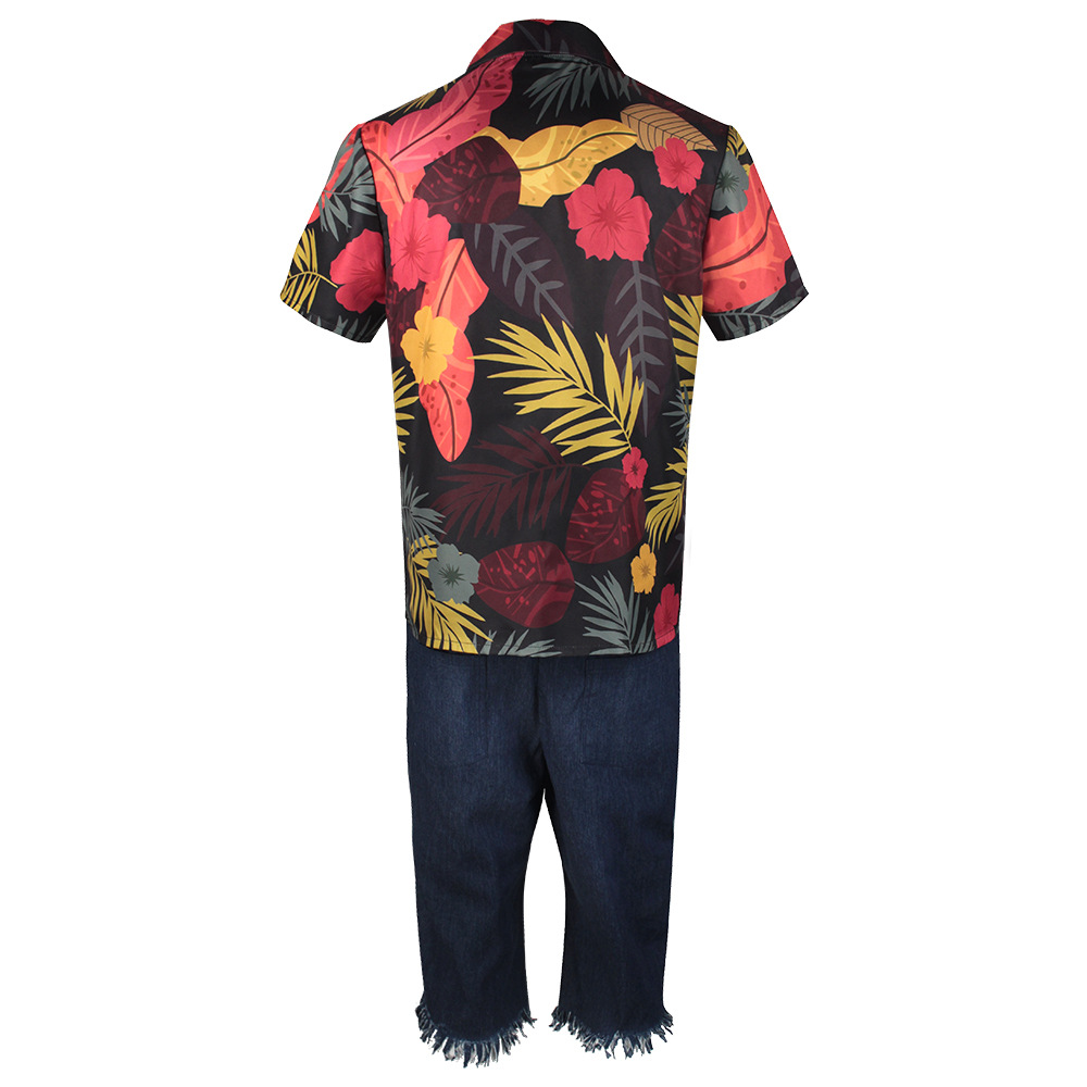 Conjunto Masculino de Camisa F - Shorts Denim Frayed avaliação e preço