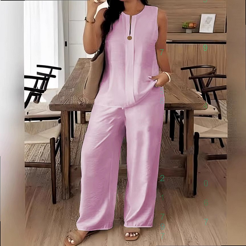 Conjunto Confortável de Calças - Linen Pant Wide avaliação e preço