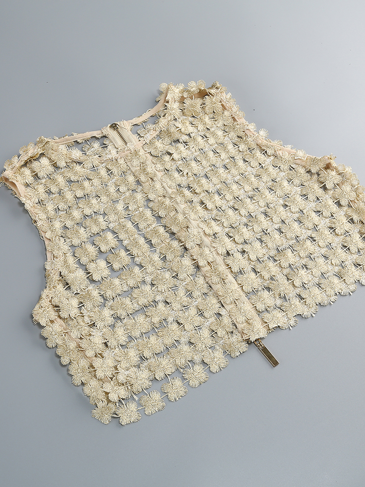 Conjunto elegante de blusa cor - Crop Top Crochet avaliação e preço