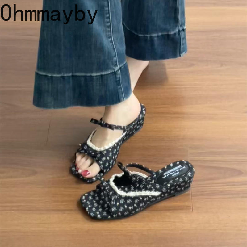 Chinelo Feminino Anabela Flora - Romper Floral Print avaliação e preço