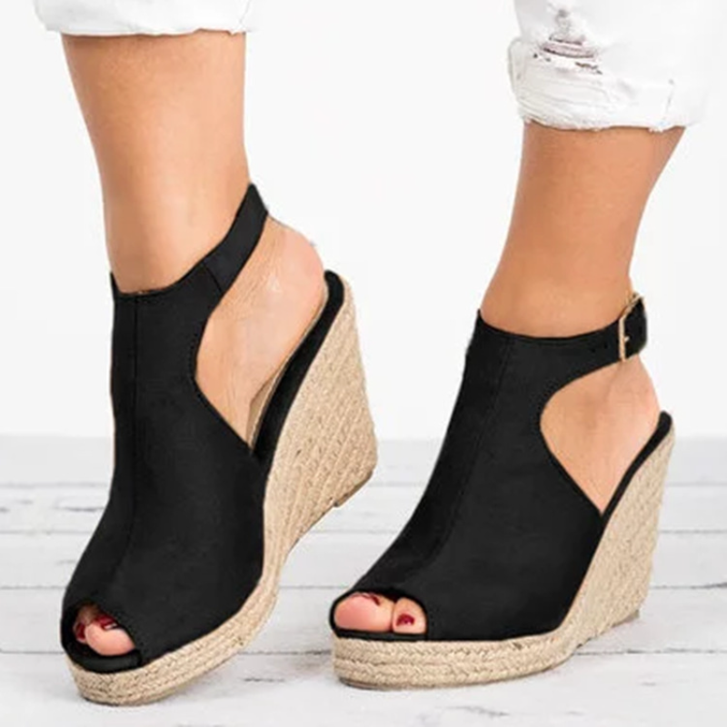 Sandálias de salto alto para m - Wedge Espadrille Women avaliação e preço