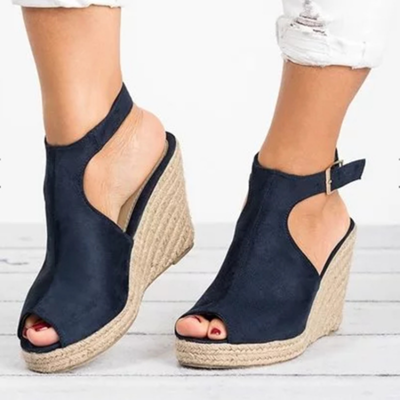 Sandálias de salto alto para m - Wedge Espadrille Women avaliação e preço