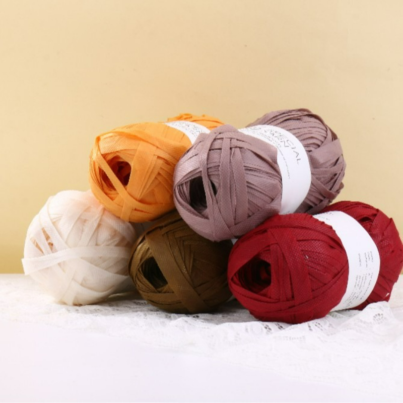 Fio de ráfia plano 100g/unid.  - Crochet Bag Raffia avaliação e preço