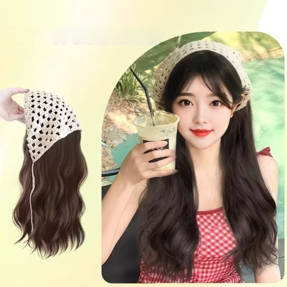 Peruca de Moda 65CM com Lenço  - Headband Summer Knit avaliação e preço