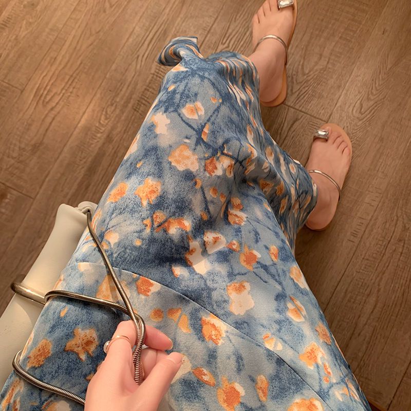 Conjunto de Verão Feminino em  - Midi Skirt Floral avaliação e preço