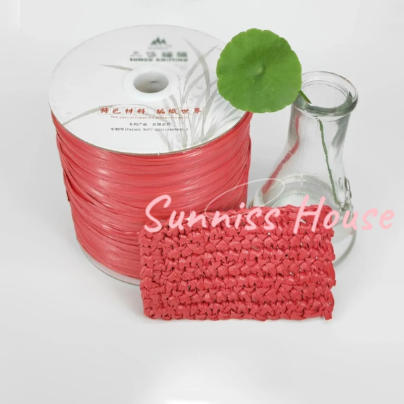 Fio de Raffia fosco para malha - Crochet Bag Raffia avaliação e preço