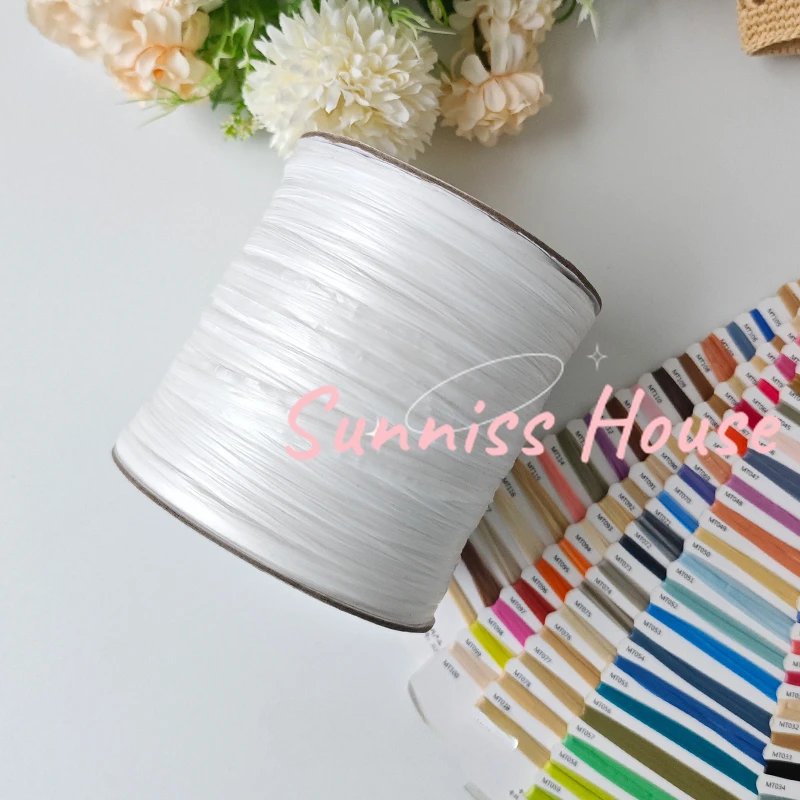 Fio de Raffia fosco para malha - Crochet Bag Raffia avaliação e preço