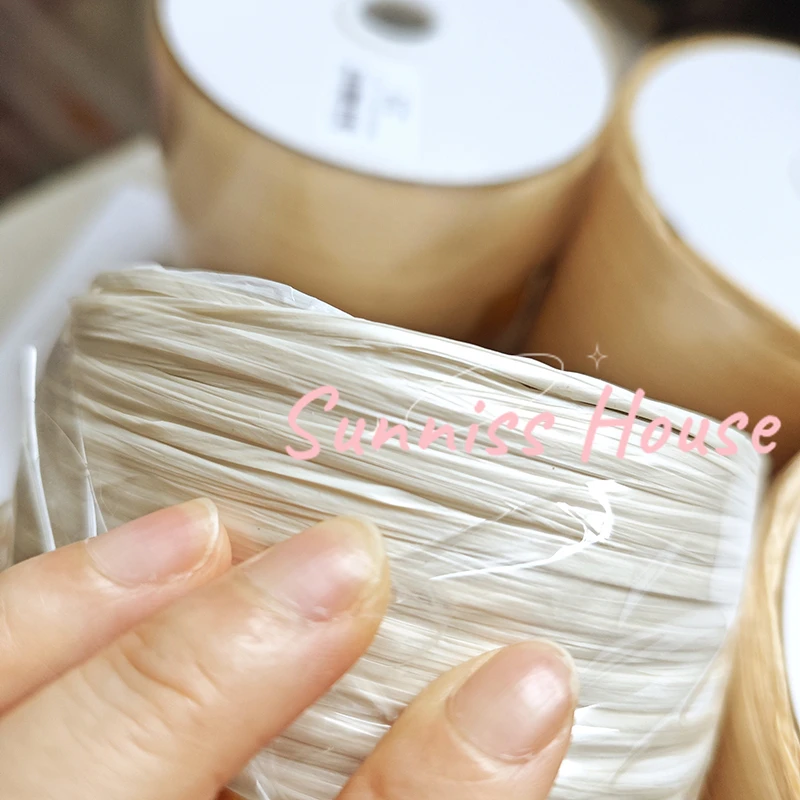 Fio de Raffia fosco para malha - Crochet Bag Raffia avaliação e preço
