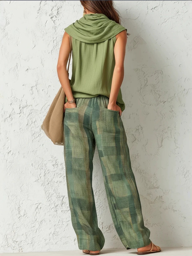 Novo Conjunto de Calças Femini - Linen Pant Wide avaliação e preço