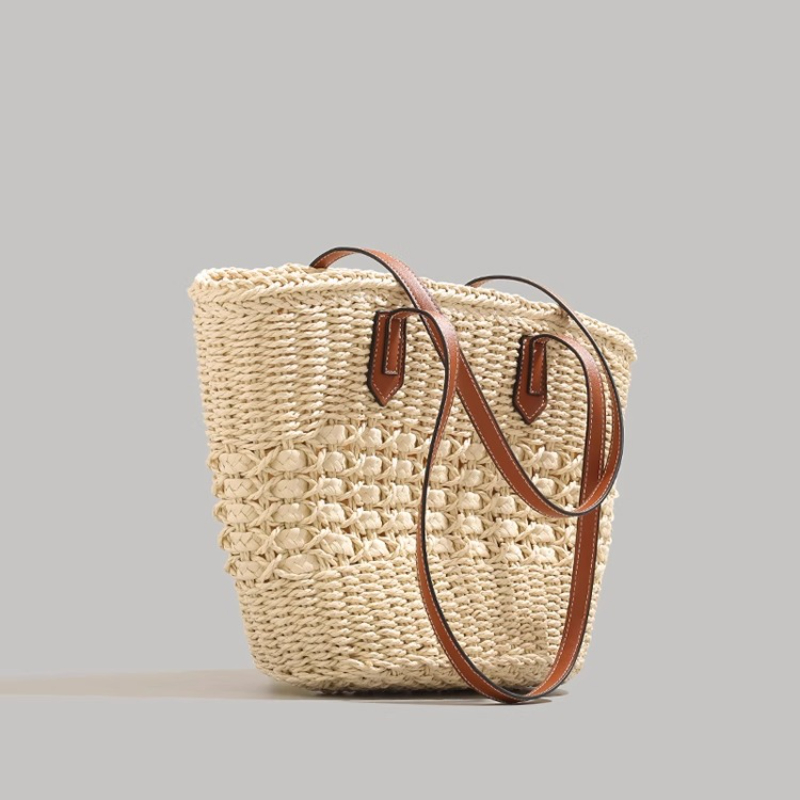 Bolsa de palha dobrável extrag - Tote Bag Beach avaliação e preço