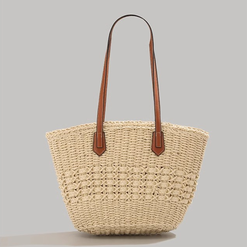Bolsa de palha dobrável extrag - Tote Bag Beach avaliação e preço