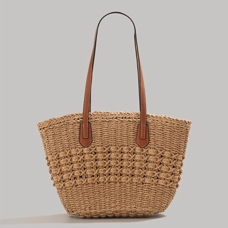 Bolsa de palha dobrável extrag - Tote Bag Beach avaliação e preço