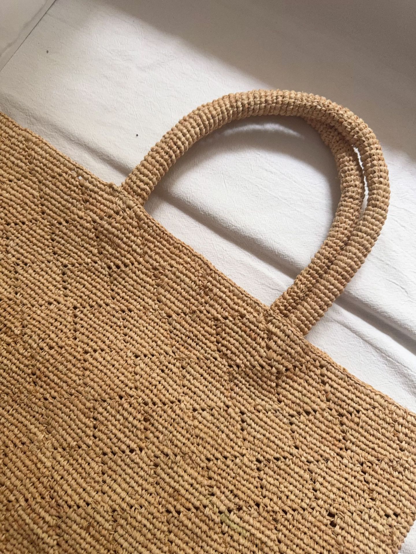 Bolsa de Praia Feminina de Cro - Crochet Bag Raffia avaliação e preço