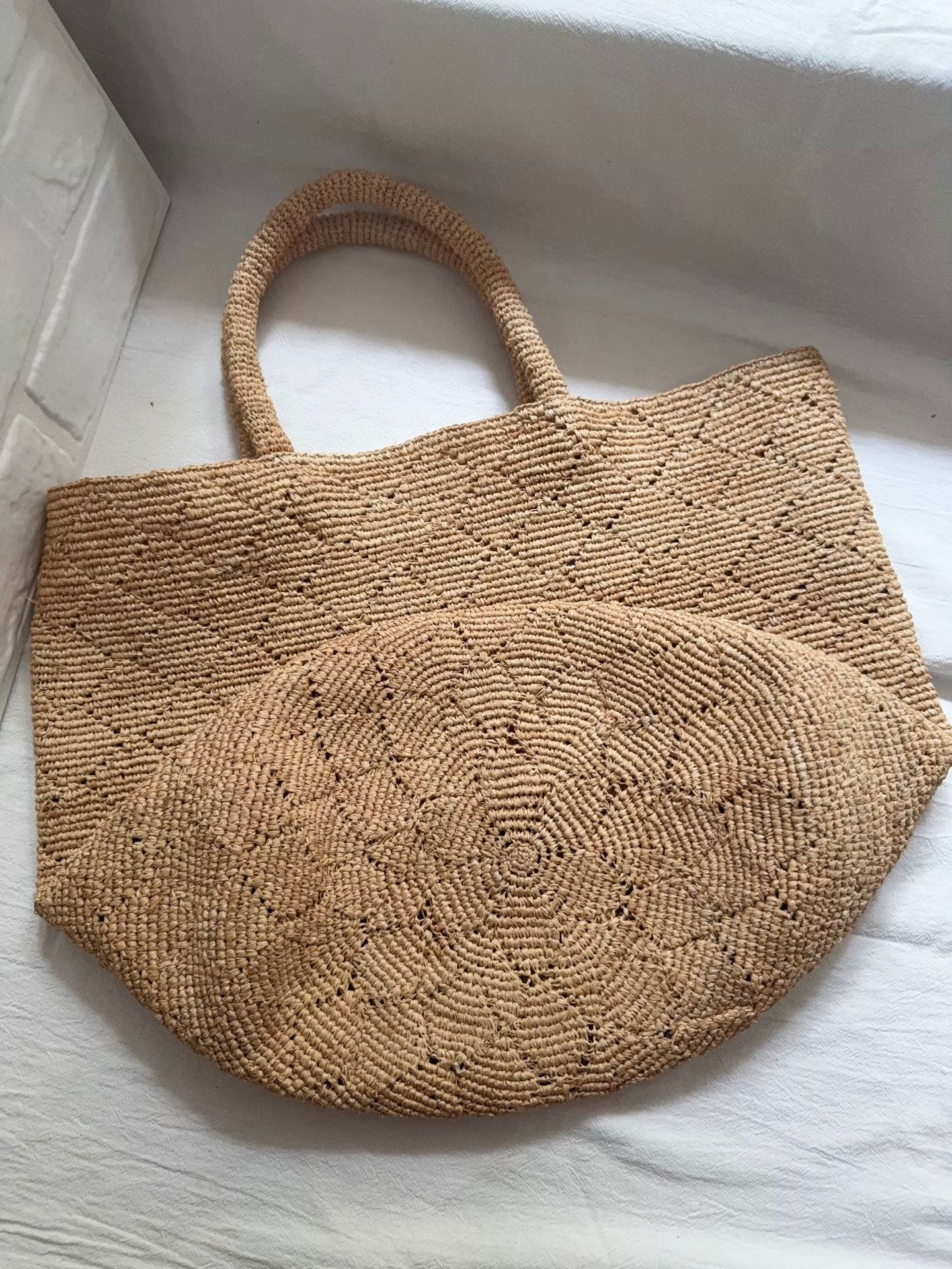 Bolsa de Praia Feminina de Cro - Crochet Bag Raffia avaliação e preço