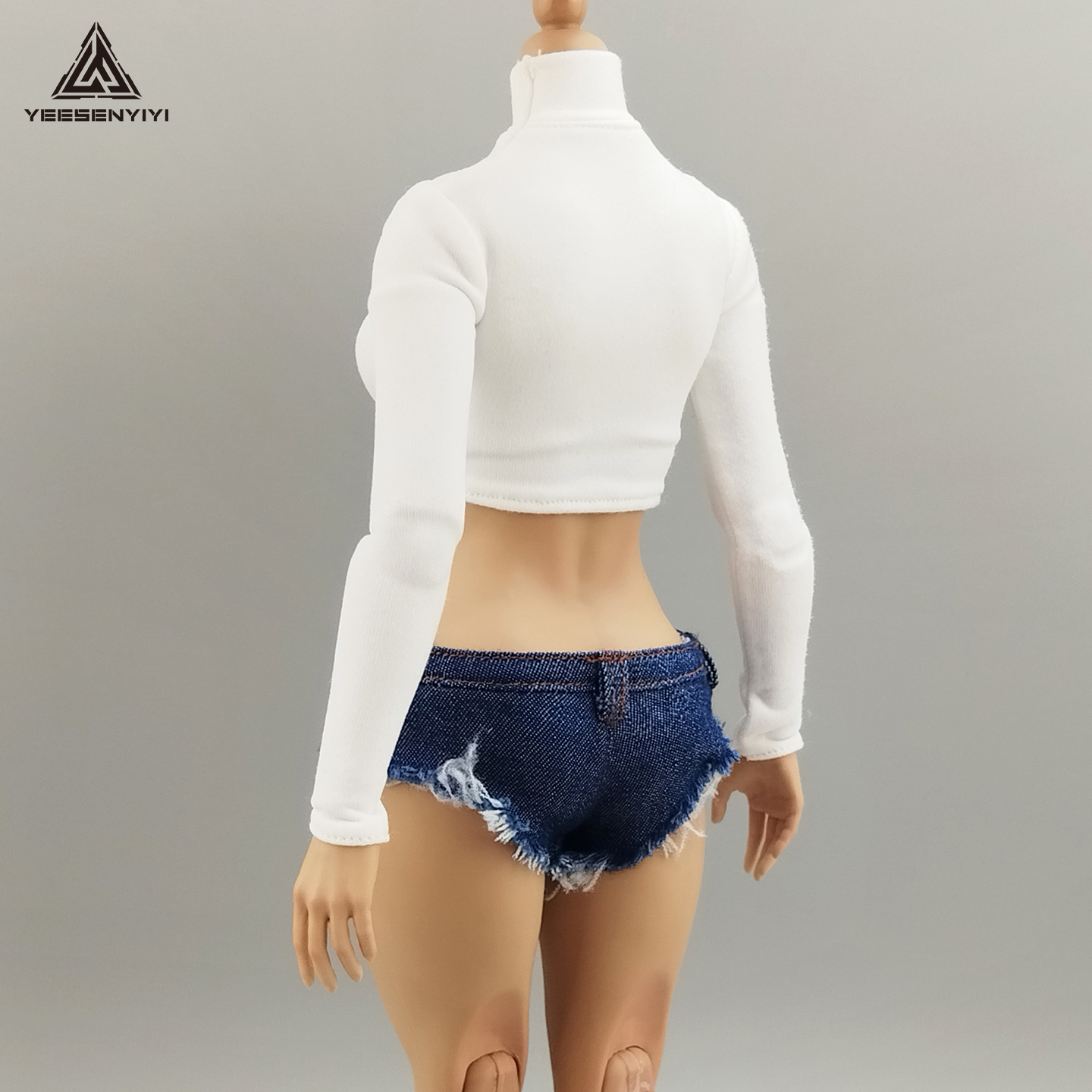 Shorts Mini de Jeans Desgastad - Shorts Denim Frayed avaliação e preço