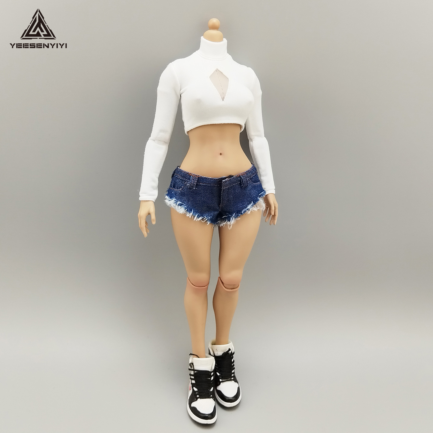 Shorts Mini de Jeans Desgastad - Shorts Denim Frayed avaliação e preço