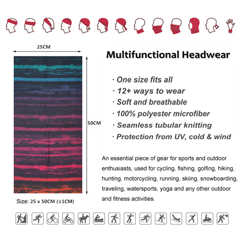 Tie-dye listras padrão lenço d - Headband Summer Knit avaliação e preço