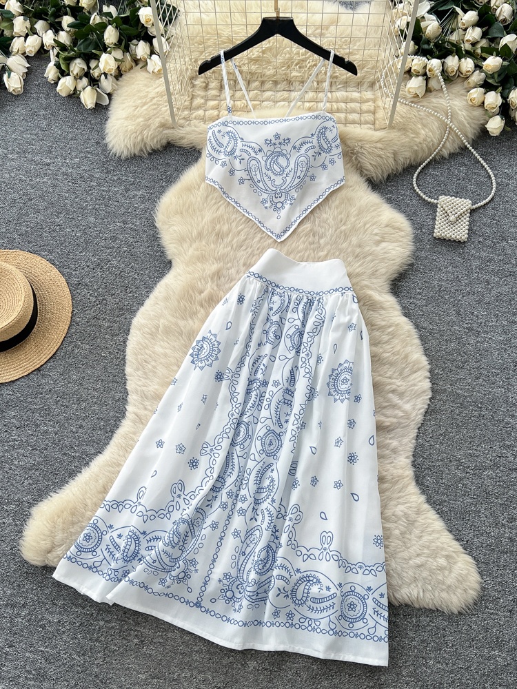 Conjunto de duas peças com bor - Romper Floral Print avaliação e preço