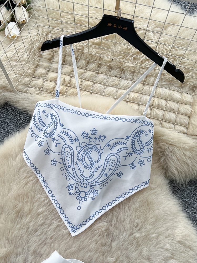 Conjunto de duas peças com bor - Romper Floral Print avaliação e preço