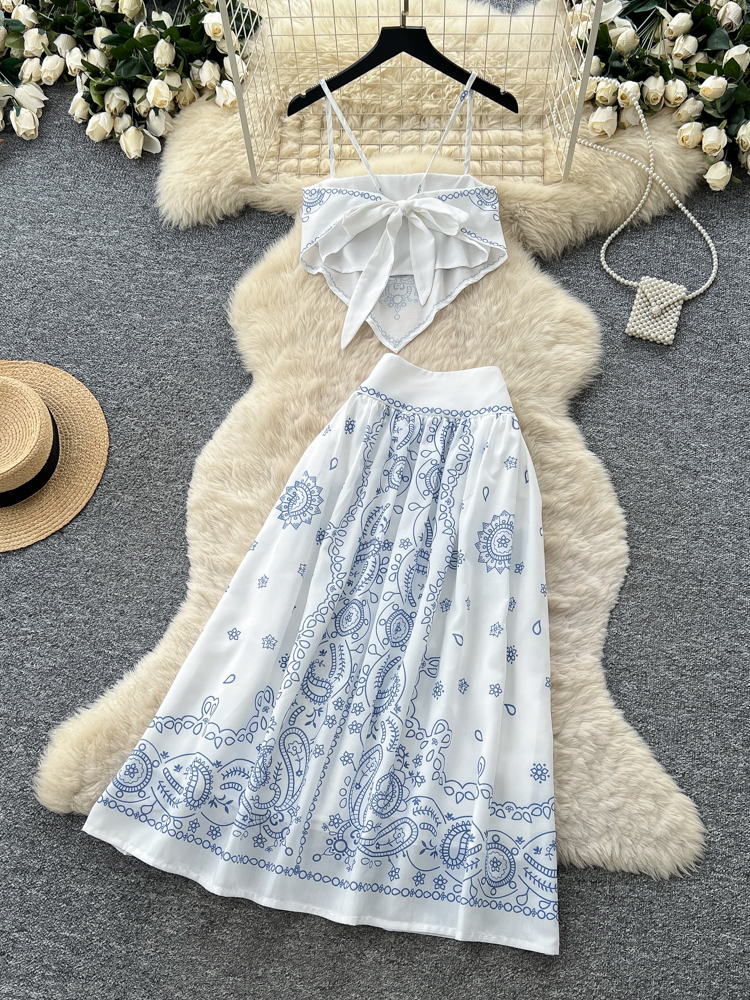Conjunto de duas peças com bor - Romper Floral Print avaliação e preço