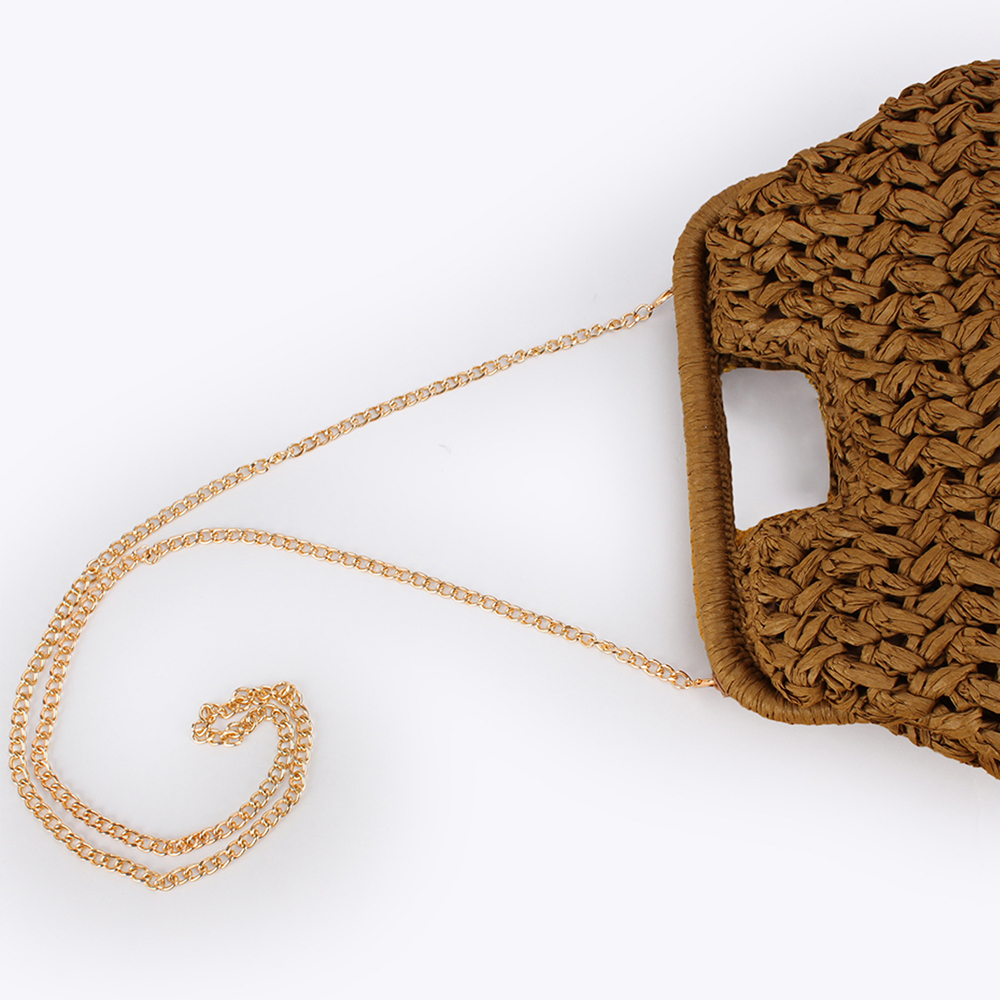 Bolsa de Ombro de Palha Elegan - Crochet Bag Raffia avaliação e preço