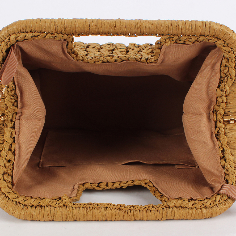 Bolsa de Ombro de Palha Elegan - Crochet Bag Raffia avaliação e preço