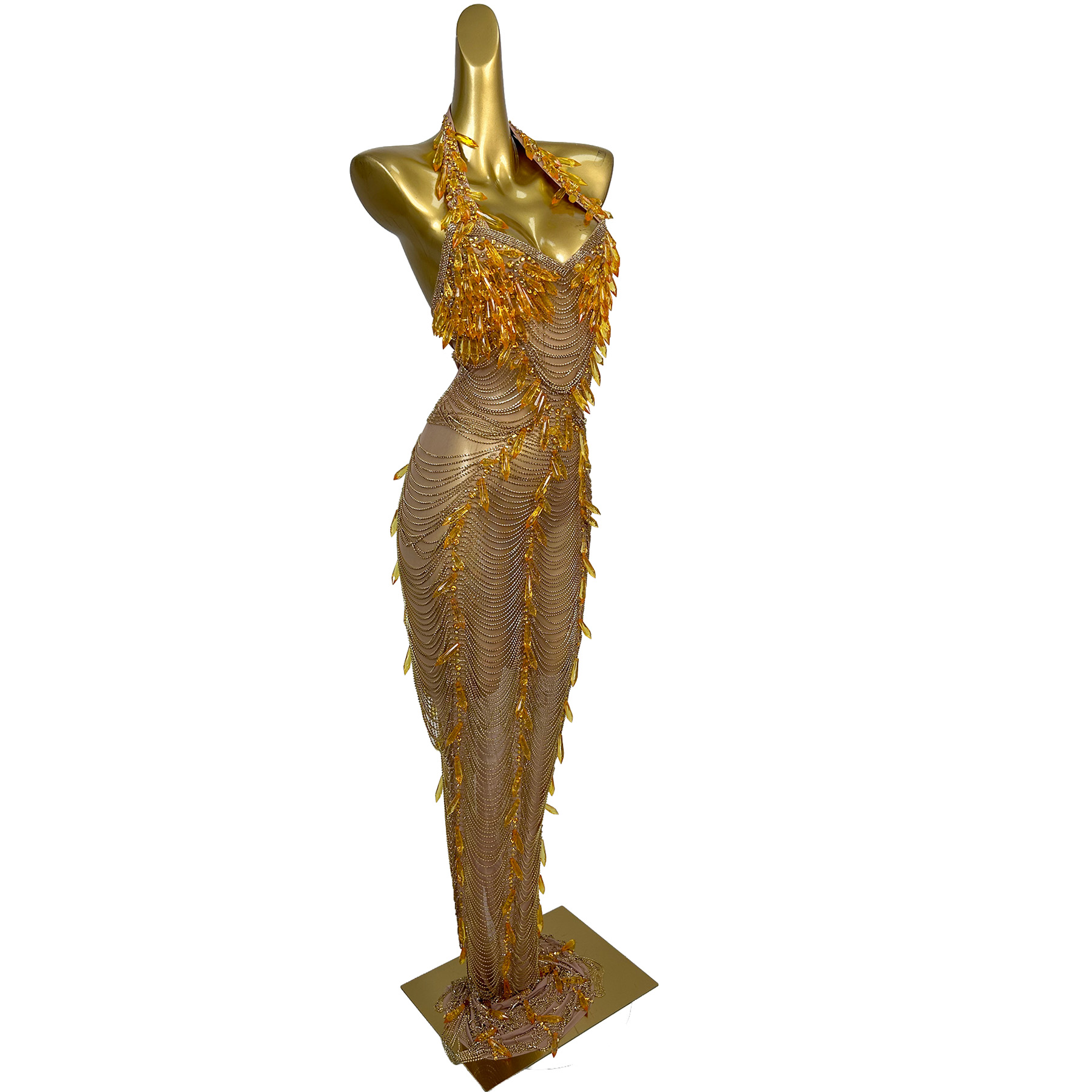 Vestido Maxi de Festa para Mul - Maxi Dress Halter avaliação e preço
