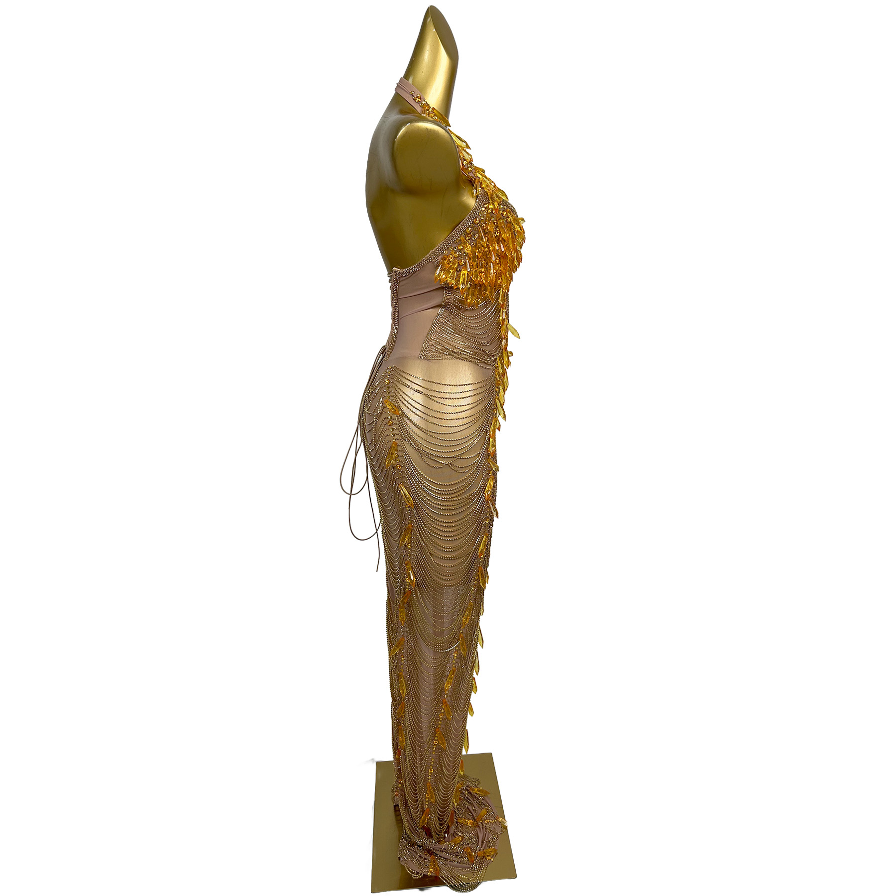Vestido Maxi de Festa para Mul - Maxi Dress Halter avaliação e preço
