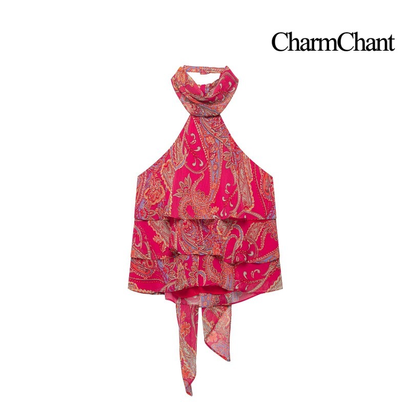 Conjunto Feminino CHARMCHANT c - Midi Skirt Floral avaliação e preço