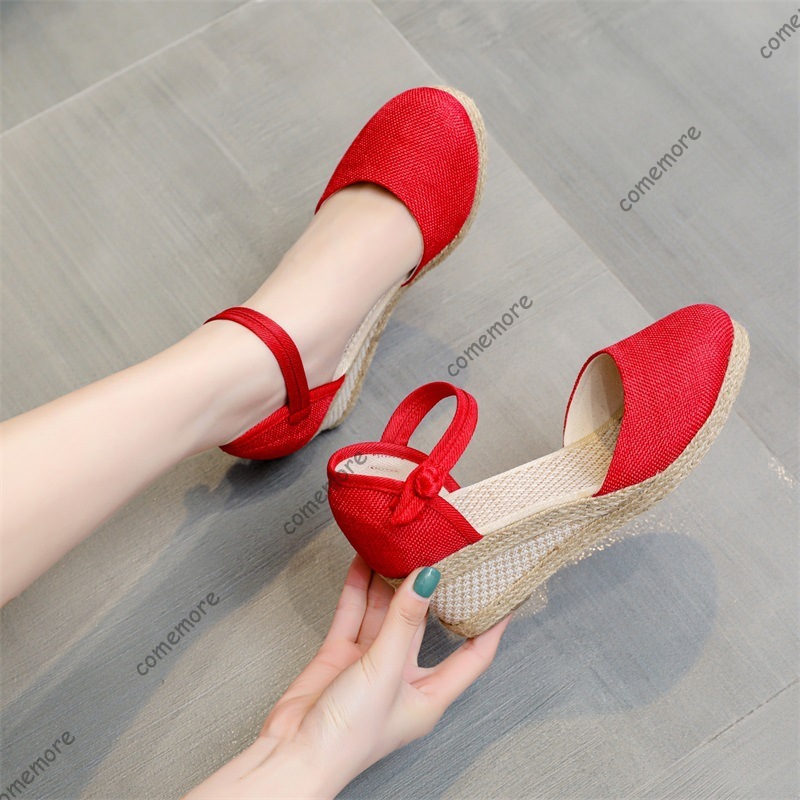 Comemore sandálias de salto al - Wedge Espadrille Women avaliação e preço