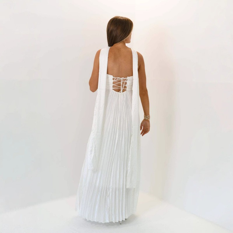Vestido Longo Elegante para Co - Maxi Dress Halter avaliação e preço