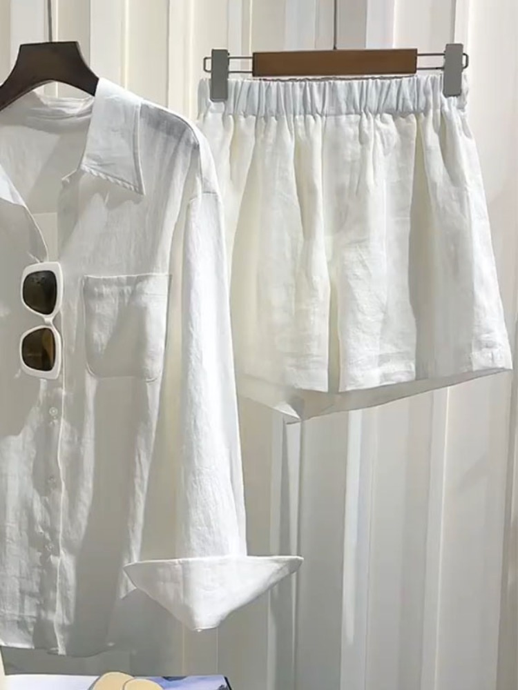 Conjunto de Camisa de Linho Fe - Linen Pant Wide avaliação e preço